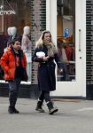 Amsterdam 3 maart 2018
Maria Kooistra met zoon in Amsterdam zuid