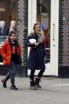 Amsterdam 3 maart 2018
Maria Kooistra met zoon in Amsterdam zuid
