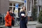Amsterdam 3 maart 2018
Maria Kooistra met zoon in Amsterdam zuid
