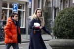 Amsterdam 3 maart 2018
Maria Kooistra met zoon in Amsterdam zuid