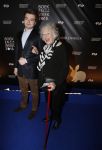 Amsterdam 9 maart 2018 
Boekenbal 2018 in de schouwburg van Amsterdam. Marian Berk met kleinzoon