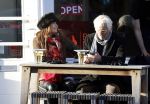 Amsterdam 7 februari 2018
Marion Bloem met haar man Ivan Wolffers