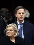 Rotterdam 20 februari 2018
Dienst voor overlijden /begrafenis Ruud Lubbers in de Laurentius Elisabeth Kathedraal. Mark Rutte