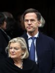 Rotterdam 20 februari 2018
Dienst voor overlijden /begrafenis Ruud Lubbers in de Laurentius Elisabeth Kathedraal. Mark Rutte