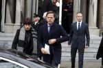 Rotterdam 20 februari 2018
Dienst voor overlijden /begrafenis Ruud Lubbers in de Laurentius Elisabeth Kathedraal. Mark Rutte