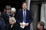 Rotterdam 20 februari 2018
Dienst voor overlijden /begrafenis Ruud Lubbers in de Laurentius Elisabeth Kathedraal. Mark Rutte