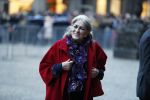 Amsterdam 3 februari 2018 
Prinses Beatrix viert haar 80e verjaardag in het paleis op de dam. Marte Rohling en Bert Wassenaar