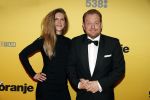 Amsterdam 12 februari 2018
Premiere Gek van Oranje in Tuschinski. Martijn Fischer met vriendin