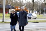 Hilversum 12 februari 2018
Martine Bijl en Berend Boudewijn wandelend hand in hand