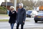 Hilversum 12 februari 2018
Martine Bijl en Berend Boudewijn wandelend hand in hand
