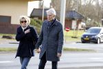 Hilversum 12 februari 2018
Martine Bijl en Berend Boudewijn wandelend hand in hand