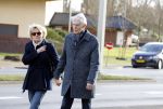Hilversum 12 februari 2018
Martine Bijl en Berend Boudewijn wandelend hand in hand