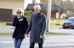 Hilversum 12 februari 2018
Martine Bijl en Berend Boudewijn wandelend hand in hand