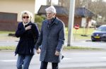 Hilversum 12 februari 2018
Martine Bijl en Berend Boudewijn wandelend hand in hand
