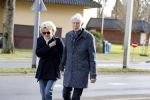 Hilversum 12 februari 2018
Martine Bijl en Berend Boudewijn wandelend hand in hand