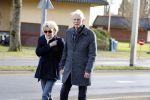 Hilversum 12 februari 2018
Martine Bijl en Berend Boudewijn wandelend hand in hand