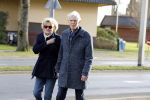 Hilversum 12 februari 2018
Martine Bijl en Berend Boudewijn wandelend hand in hand
