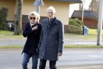 Hilversum 12 februari 2018
Martine Bijl en Berend Boudewijn wandelend hand in hand