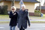 Hilversum 12 februari 2018
Martine Bijl en Berend Boudewijn wandelend hand in hand