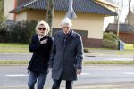 Hilversum 12 februari 2018
Martine Bijl en Berend Boudewijn wandelend hand in hand