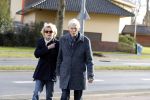 Hilversum 12 februari 2018
Martine Bijl en Berend Boudewijn wandelend hand in hand
