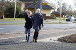 Hilversum 12 februari 2018
Martine Bijl en Berend Boudewijn wandelend hand in hand