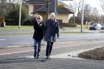 Hilversum 12 februari 2018
Martine Bijl en Berend Boudewijn wandelend hand in hand