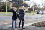 Hilversum 12 februari 2018
Martine Bijl en Berend Boudewijn wandelend hand in hand