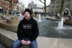 Amsterdam 9 maart 2018
Michel de man die een probleem heeft met Patricia Paay. Hij draagt een trui van eendevanger