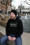 Amsterdam 9 maart 2018
Michel de man die een probleem heeft met Patricia Paay. Hij draagt een trui van eendevanger