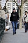 Amsterdam 9 maart 2018
Michel de man die een probleem heeft met Patricia Paay. Hij draagt een trui van eendevanger