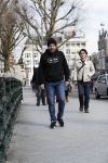 Amsterdam 9 maart 2018
Michel de man die een probleem heeft met Patricia Paay. Hij draagt een trui van eendevanger