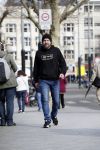 Amsterdam 9 maart 2018
Michel de man die een probleem heeft met Patricia Paay. Hij draagt een trui van eendevanger