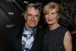 Amsterdam 9 maart 2018 
Boekenbal 2018 in de schouwburg van Amsterdam.  Mieke van der Weij  met haar man