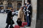 Amsterdam 3 februari 2018 
Prinses Beatrix viert haar 80e verjaardag in het paleis op de dam. Miente Boellaard