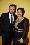 Amsterdam 12 februari 2018
Premiere Gek van Oranje in Tuschinski. Nasrin Dchar met vrouw