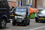 Amsterdam 10 februari 2018 
Nicolette v Dam en haar man Bas Smit bin hun Biro karretje