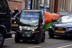 Amsterdam 10 februari 2018 
Nicolette v Dam en haar man Bas Smit bin hun Biro karretje