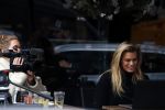 Amsterdam 19 februari 2018 
Nicolette v dam heeft opnames op het terras van haar restaurant  op de cornelis schuytstraat