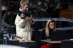 Amsterdam 19 februari 2018 
Nicolette v dam heeft opnames op het terras van haar restaurant  op de cornelis schuytstraat