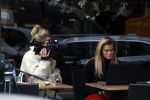 Amsterdam 19 februari 2018 
Nicolette v dam heeft opnames op het terras van haar restaurant  op de cornelis schuytstraat