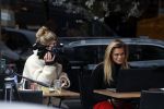 Amsterdam 19 februari 2018 
Nicolette v dam heeft opnames op het terras van haar restaurant  op de cornelis schuytstraat