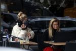 Amsterdam 19 februari 2018 
Nicolette v dam heeft opnames op het terras van haar restaurant  op de cornelis schuytstraat