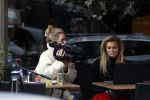 Amsterdam 19 februari 2018 
Nicolette v dam heeft opnames op het terras van haar restaurant  op de cornelis schuytstraat