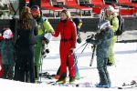 Lech/ Oberlech 25 februari 2018
Nikkie Plessen en haar man Ruben Bontekoe zij met hun kinderen op vakantie in Oberlech