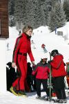 Lech/ Oberlech 25 februari 2018
Nikkie Plessen en haar man Ruben Bontekoe zij met hun kinderen op vakantie in Oberlech