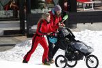 Lech/ Oberlech 25 februari 2018
Nikkie Plessen en haar man Ruben Bontekoe zij met hun kinderen op vakantie in Oberlech