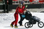 Lech/ Oberlech 25 februari 2018
Nikkie Plessen en haar man Ruben Bontekoe zij met hun kinderen op vakantie in Oberlech