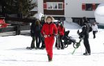 Lech/ Oberlech 25 februari 2018
Nikkie Plessen en haar man Ruben Bontekoe zij met hun kinderen op vakantie in Oberlech