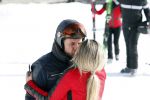 Lech/ Oberlech 25 februari 2018
Nikkie Plessen en haar man Ruben Bontekoe zij met hun kinderen op vakantie in Oberlech